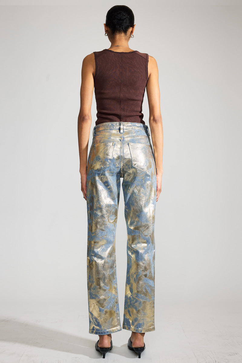 Nerissa Premier High Rise Straight Jeans for Women - Slim Fit Stretch Denim Pants, Comfortable & Flattering - Perfect for Work, Casual Outings & Everyday Wear