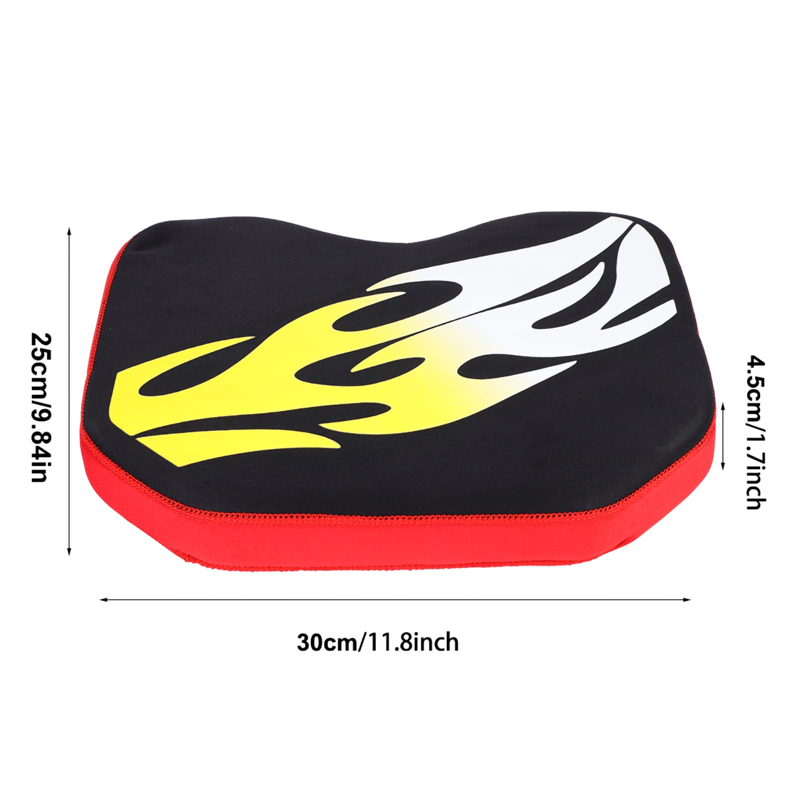 Premium Kayak Seat Cushion - Thick Comfort for Fishing & Canoeing (Flame)