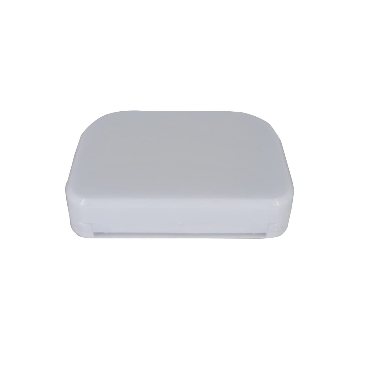 White Pocket Mirror Empty Eyelash Travel Case - 3pcs Plastic Eyelash Storage Box with Mirror for Makeup Artists & Travel (Perfect for Lash Extensions, Salon Use & On-the-Go Organization)