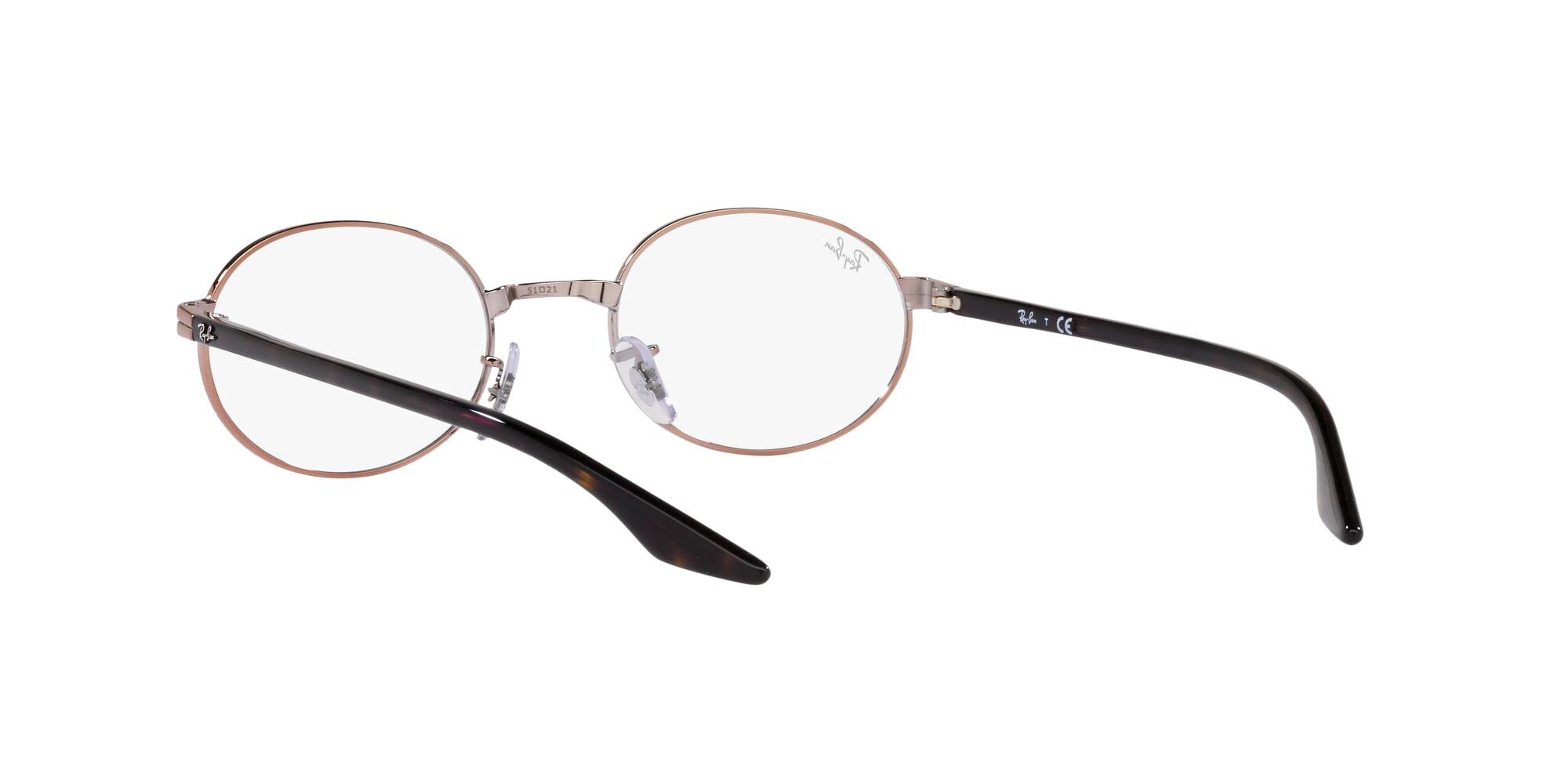 Ray-Ban Rx6481v Oval Prescription Eyeglass Frames for Men & Women - Lightweight & Durable Eyewear for Reading, Driving & Daily Wear