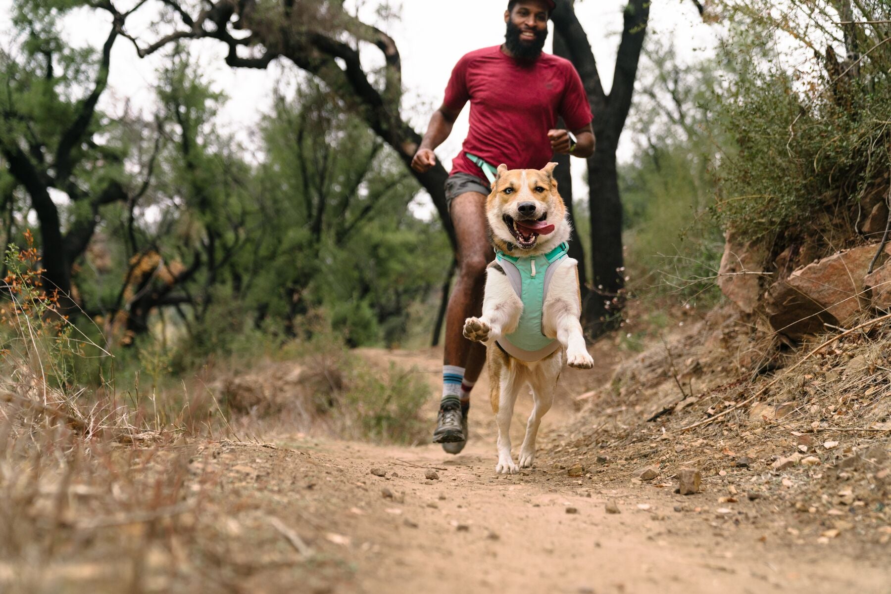 Ruffwear® Swamp Cooler Zip® Cooling Vest for Dogs - Pink Salmon | Lightweight & Breathable for Hot Weather | Perfect for Hiking, Running & Outdoor Adventures