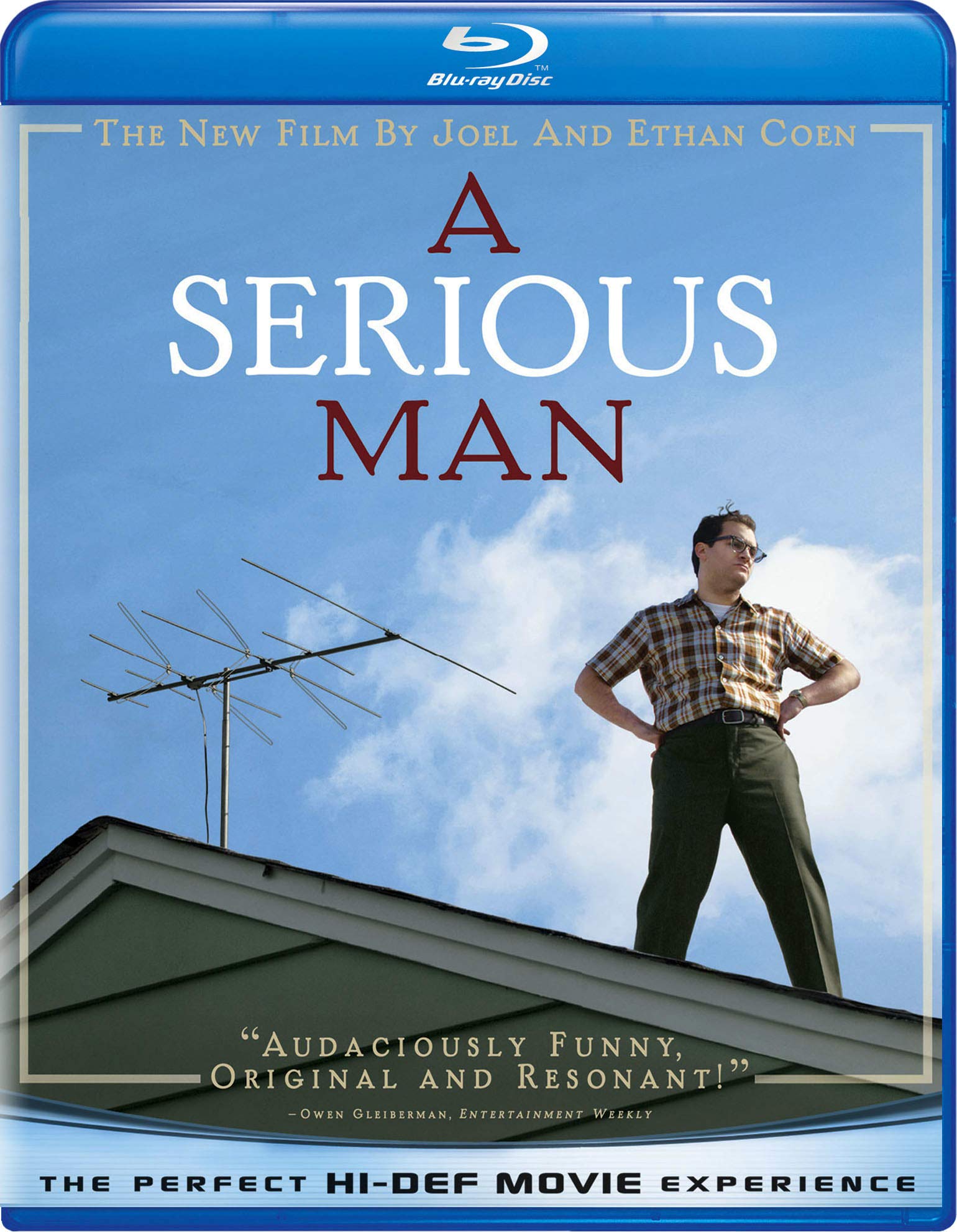 A Serious Man [Blu-ray] - Award-Winning Dark Comedy Film - Perfect for Movie Nights & Cohen Brothers Fans