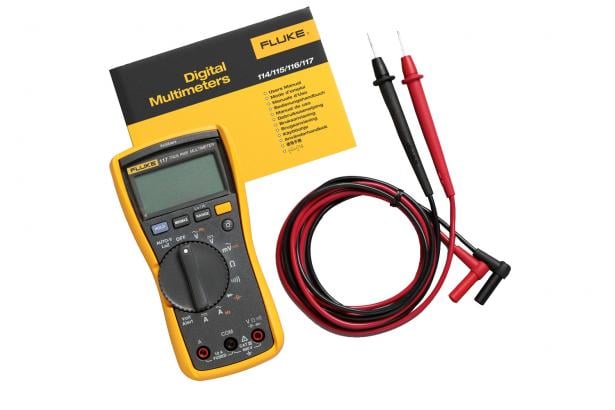 Fluke 117/APAC Advanced True RMS Multimeter - Digital Voltage Tester with Non-Contact Voltage Detection for Electricians, HVAC & Home Electrical Repairs