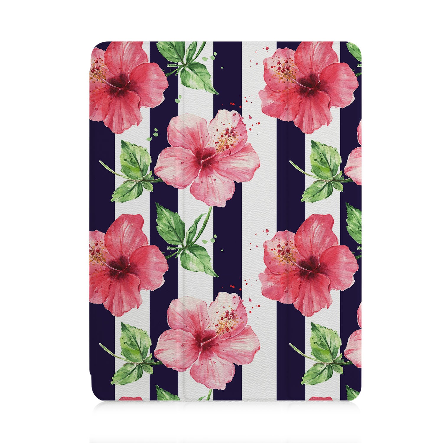 Geometric Flower iPad Trifold Case - Slim Protective Cover for iPad Air/Pro, Auto Sleep/Wake, Multiple Viewing Angles - Perfect for Work, Travel & Home Use