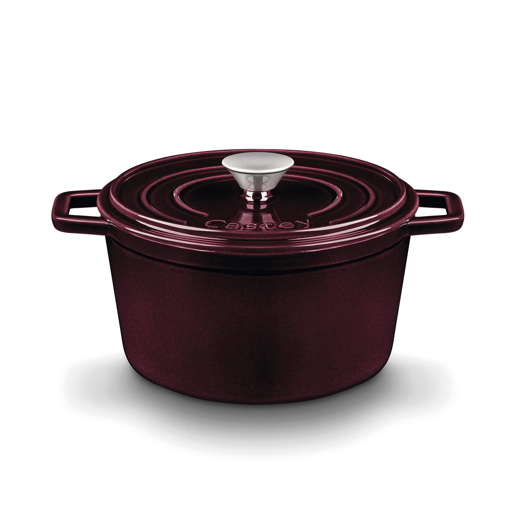 Cast Iron Casserole Pan - 5.5 Quart Enameled Dutch Oven for Baking, Braising & Slow Cooking - Perfect for Soups, Stews, Roasts & One-Pot Meals