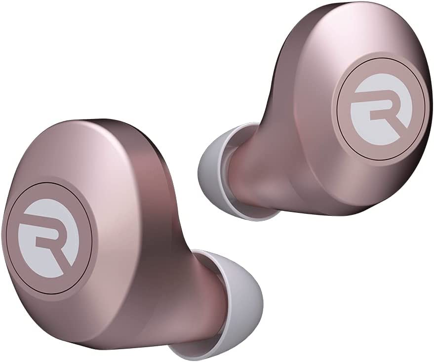 Raycon The Everyday Bluetooth Wireless Earbuds with Mic - True Wireless Stereo Sound, 32H Playtime, IPX5 Waterproof (Matte Rose Gold) for Workout, Running, Commuting & Office Use