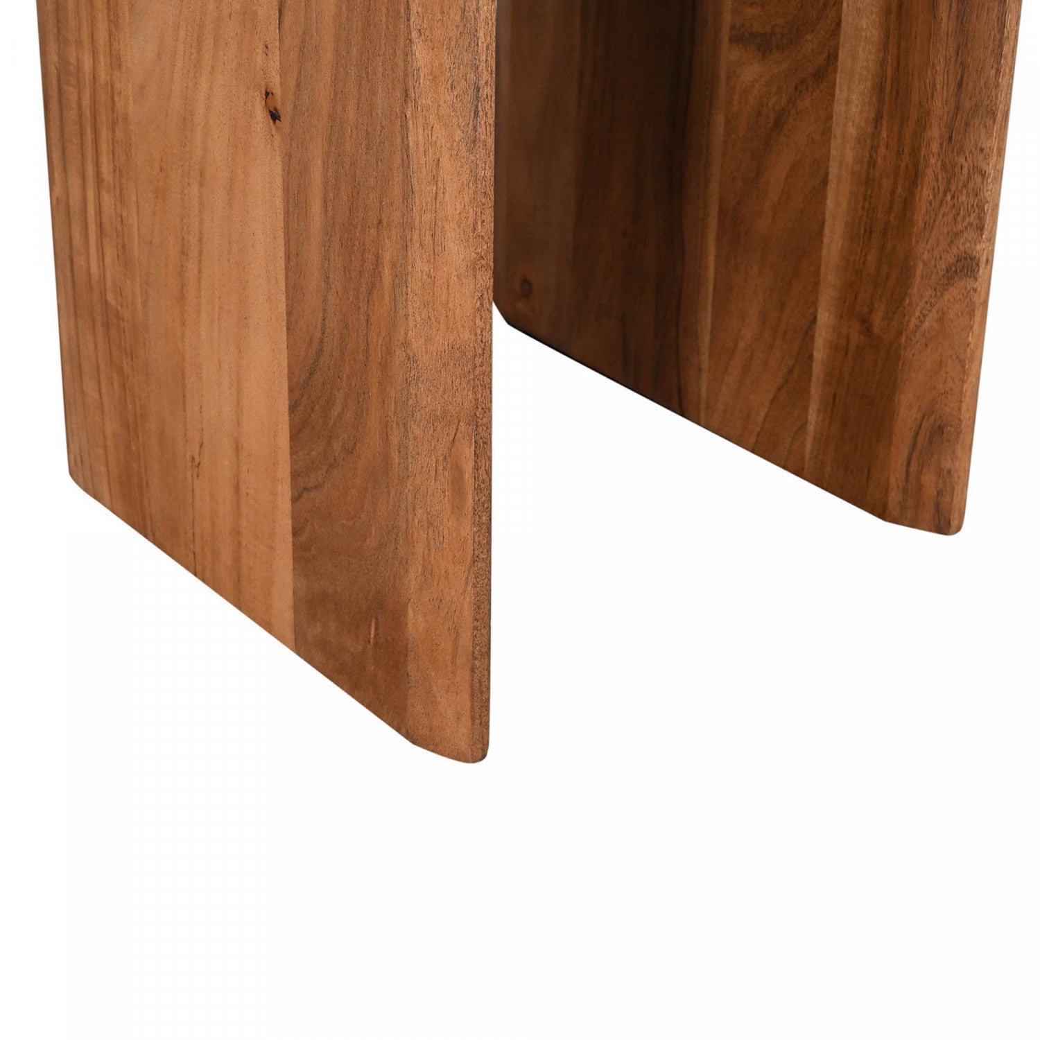 Brikka Modern Side Table - Brown Wooden End Table for Living Room, Bedroom, or Office - Perfect for Coffee, Books, and Decor