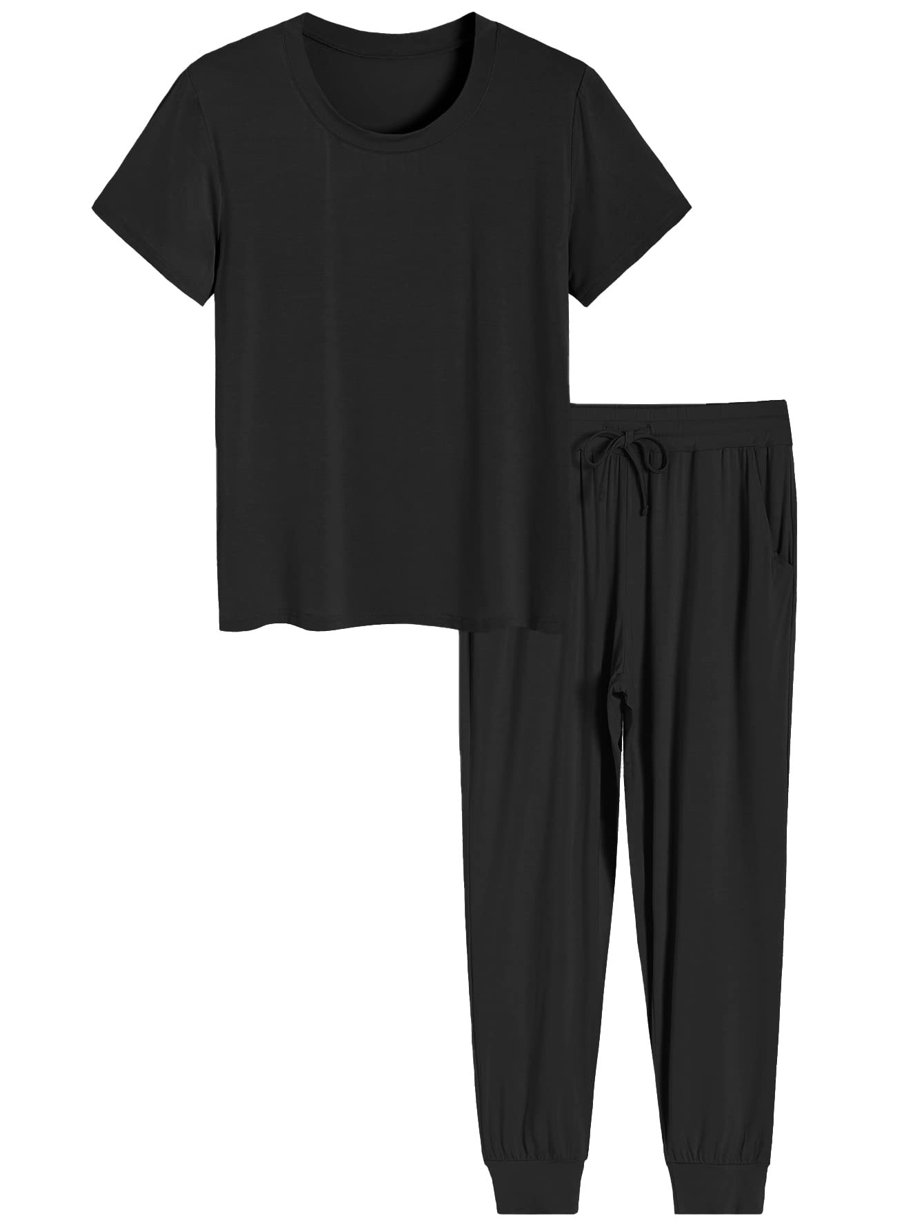 Women's Petite Pajama Set - Soft Viscose Sleepwear for Short Women | Cozy Nightwear for Lounge & Sleep