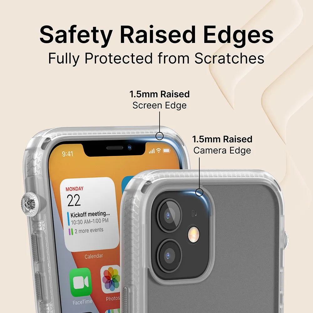 iPhone 12 / 12 Pro Shockproof Protective Case - Slim Durable Cover with Military-Grade Drop Protection | Perfect for Everyday Use, Travel & Outdoor Activities
