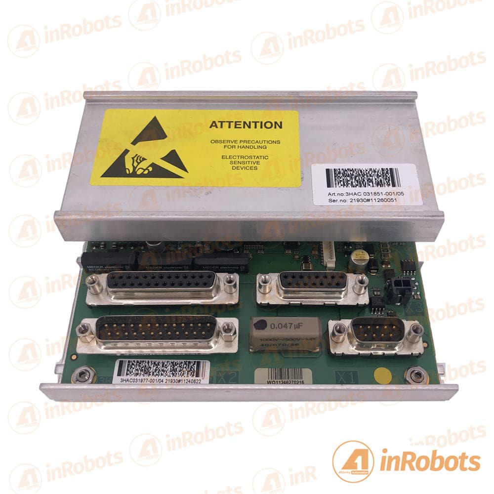 Original ABB DSQC633A 3HAC031851-001 Serial Measurement Board - Industrial Automation Replacement Part for Robotics & CNC Machines | Compatible with ABB Robot Controllers | Factory Refurbished & Tested | Ideal for Manufacturing, Assembly Lines & Precision Measurement Applications