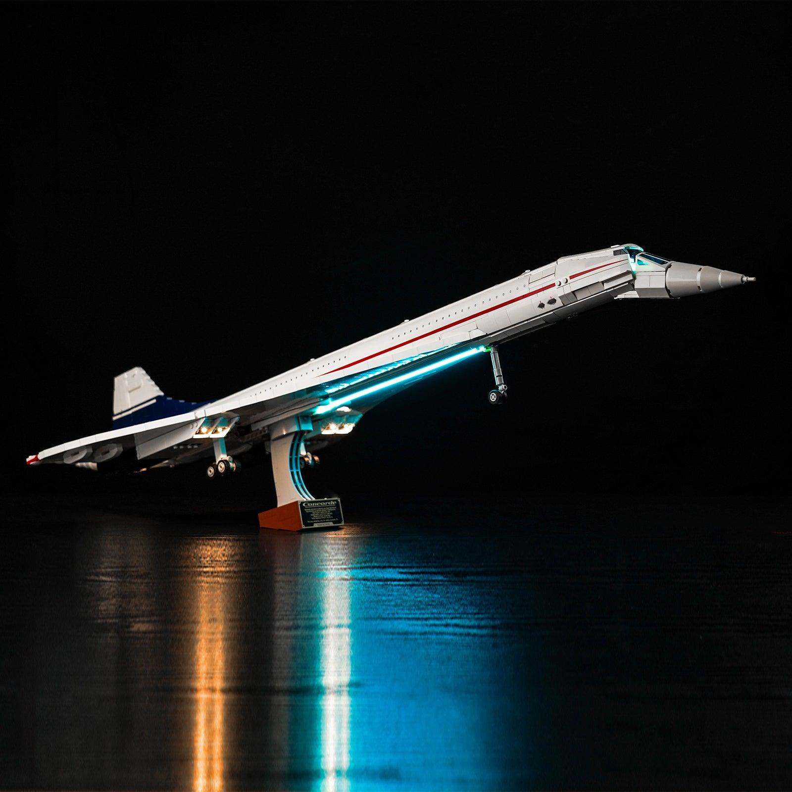 LED Lights Kit for Lego Concorde Icons 10318 - Enhance Your Model with Realistic Lighting Effects | Perfect for Display & Nighttime Play