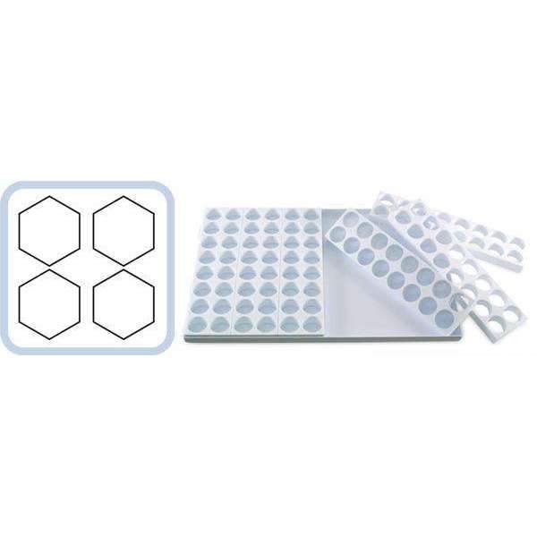Hexagon Mini Portion Fabrirapide Mould - Perfect for Baking, Candy Making & DIY Crafts
