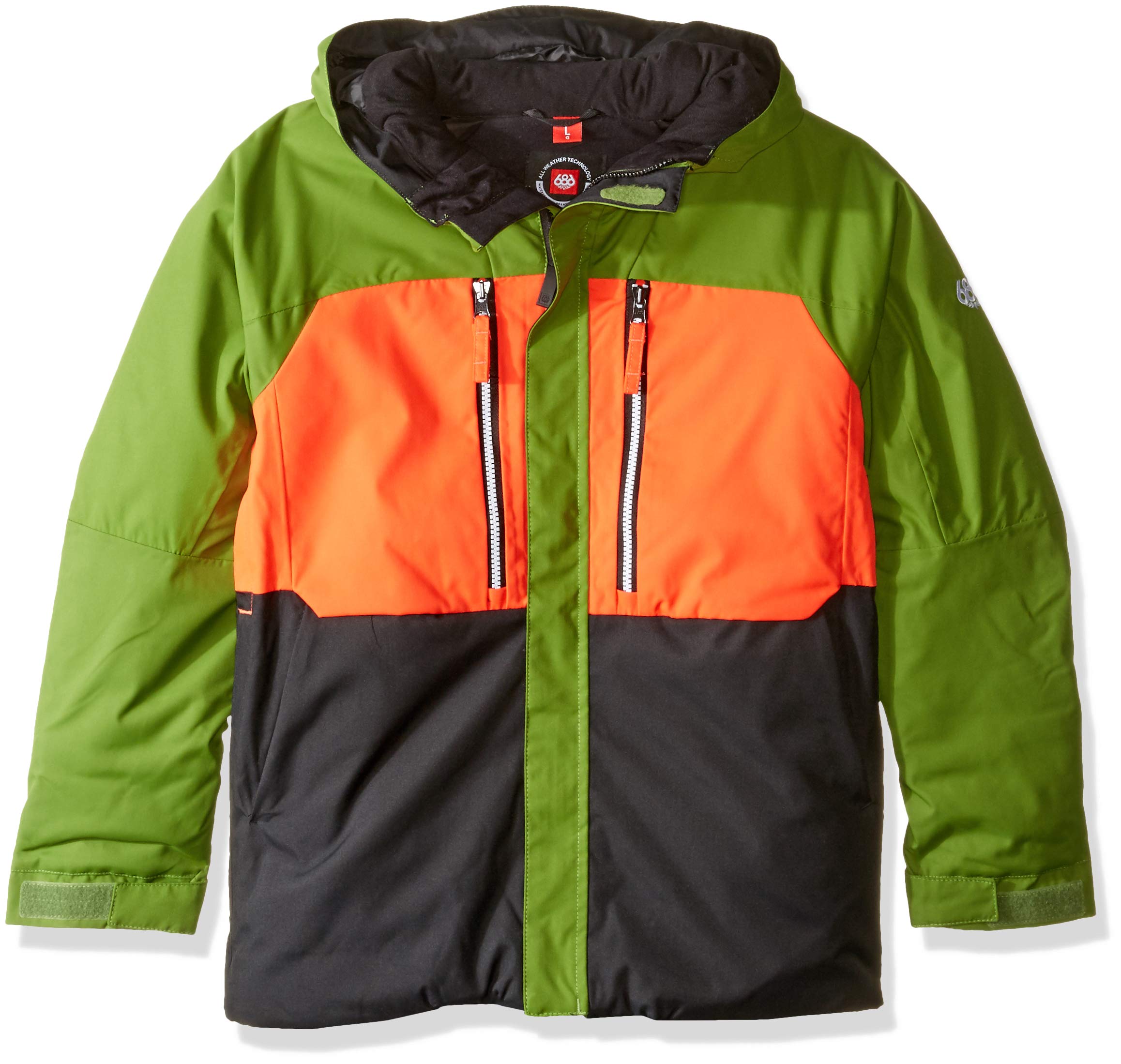 686 Boys' Ether Termagraph Jacket - Waterproof & Insulated Snow Jacket for Skiing, Snowboarding & Winter Outdoor Activities