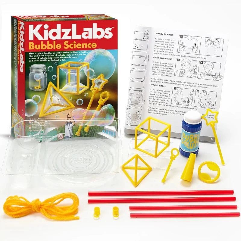 KidzLabs Bubble Science Kit - Fun STEM Learning Toy for Kids | Educational Science Experiments | Perfect for Birthday Gifts & Outdoor Play