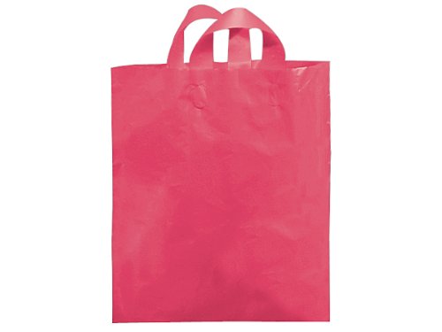 MEZZO Blazing Pink Studio Bags - Bulk Pack of 250 Units | 16x15x6 Inches | 25% Recycled Plastic | Durable & Eco-Friendly Storage Solution for Artists, Photographers & Crafters