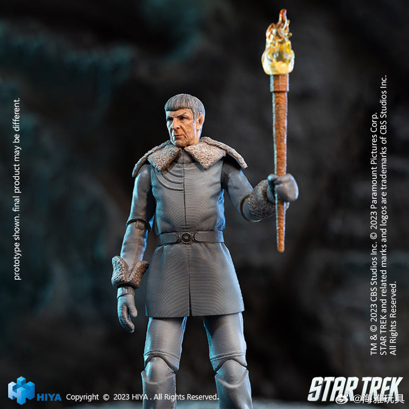 PRE ORDER - 1/18 Scale HIYA 4-Inch Action Figure - Exquisite Mini Series STAR TREK 2009 Spock Prime Collectible - Perfect for Display, Gifts & Star Trek Fans