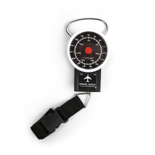 Kikkerland Digital Luggage Scale for Travel - Portable Handheld Suitcase Weight Scale for Airplane, Cruise, and Vacation Packing - Perfect for Airlines, Hotels, and Business Trips