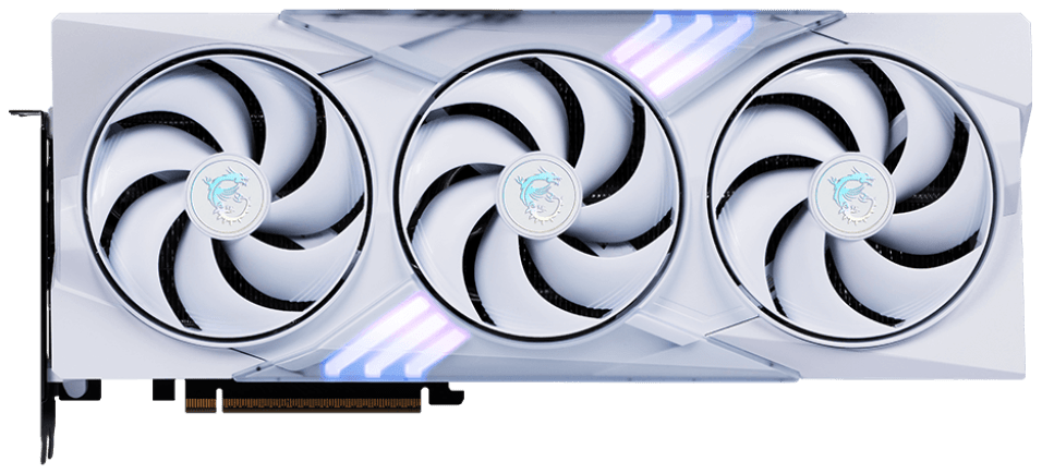 MSI GeForce RTX 5070 12GB GDDR6 Gaming Graphics Card - White Edition with TRIO Fan & OC Boost | Perfect for 4K Gaming, VR, Streaming & Content Creation