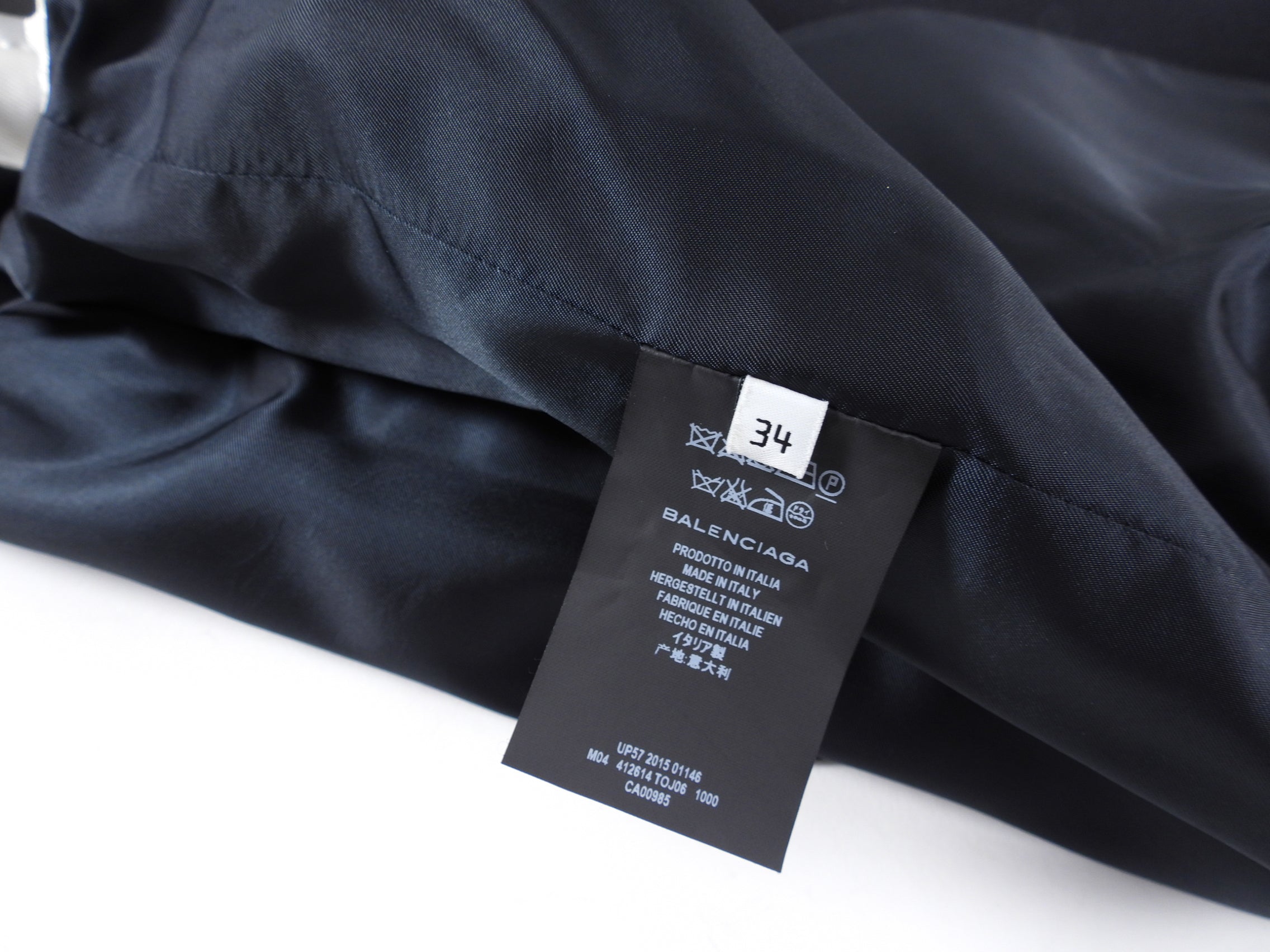 Balenciaga by Alexander Wang Pre Fall 2015 Black Wool Coat - Women's Luxury Outerwear for Fall & Winter Fashion | Perfect for Office, Parties & Special Occasions
