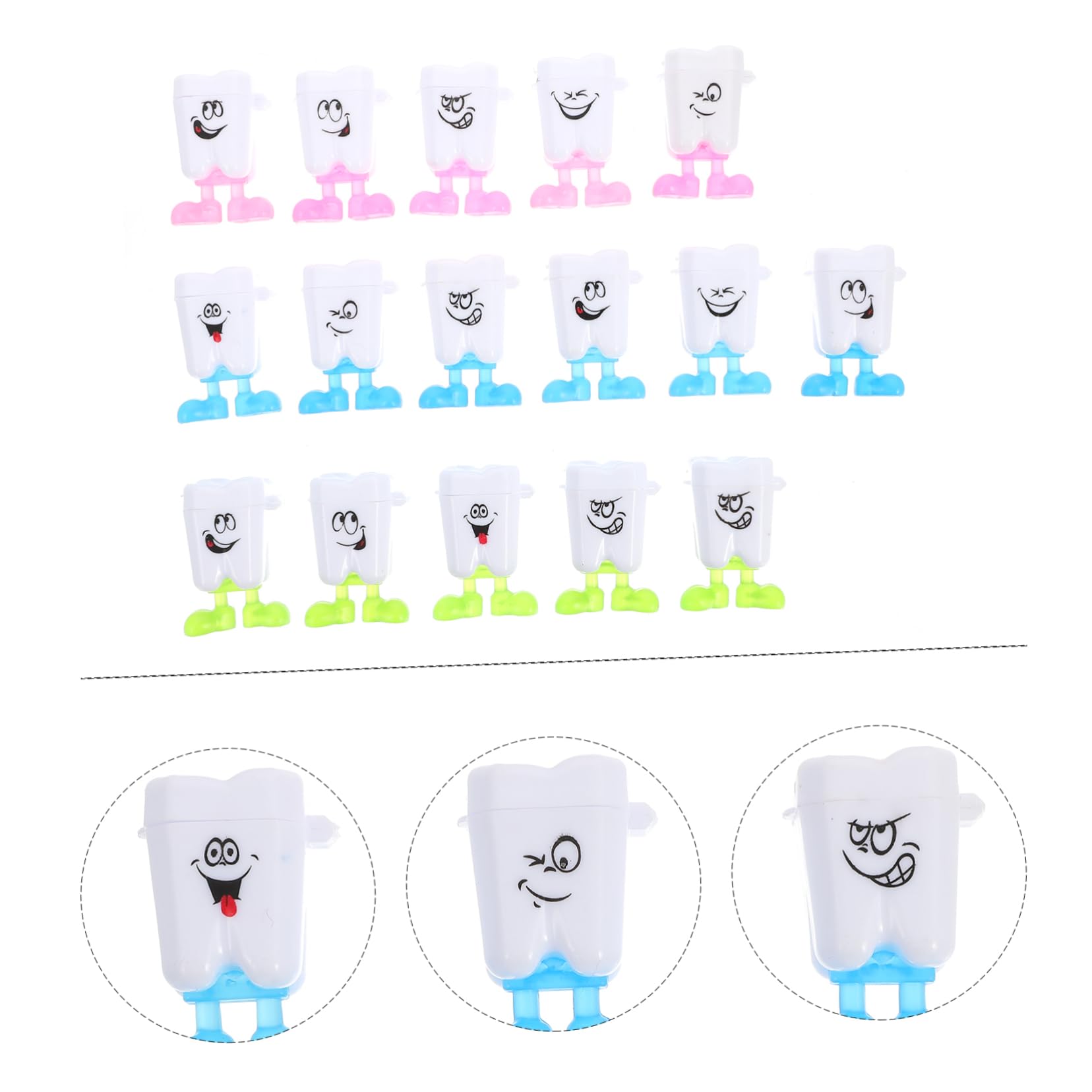 ULDIGI 50pcs Keepsake Tooth Organizer Box - Stylish Baby Tooth Storage for Boys & Girls - Perfect for First Tooth Preservation & Childhood Memory Collection