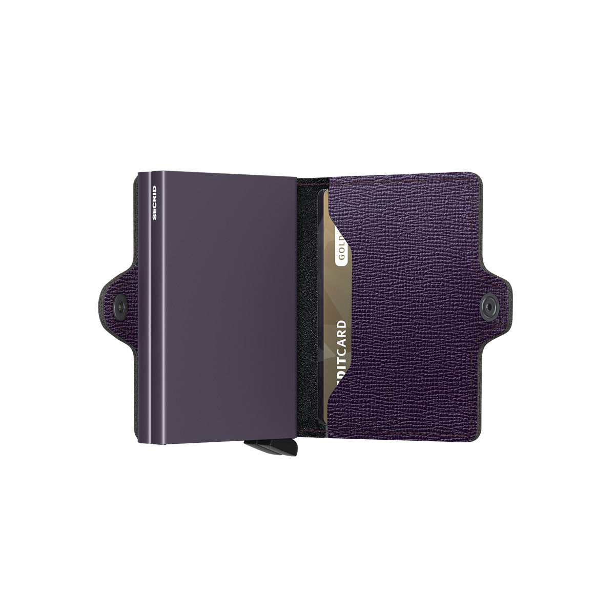 SECRID Twinwallet Crisple - RFID Blocking Slim Leather Wallet for Men & Women | Perfect for Travel, Business & Everyday Use