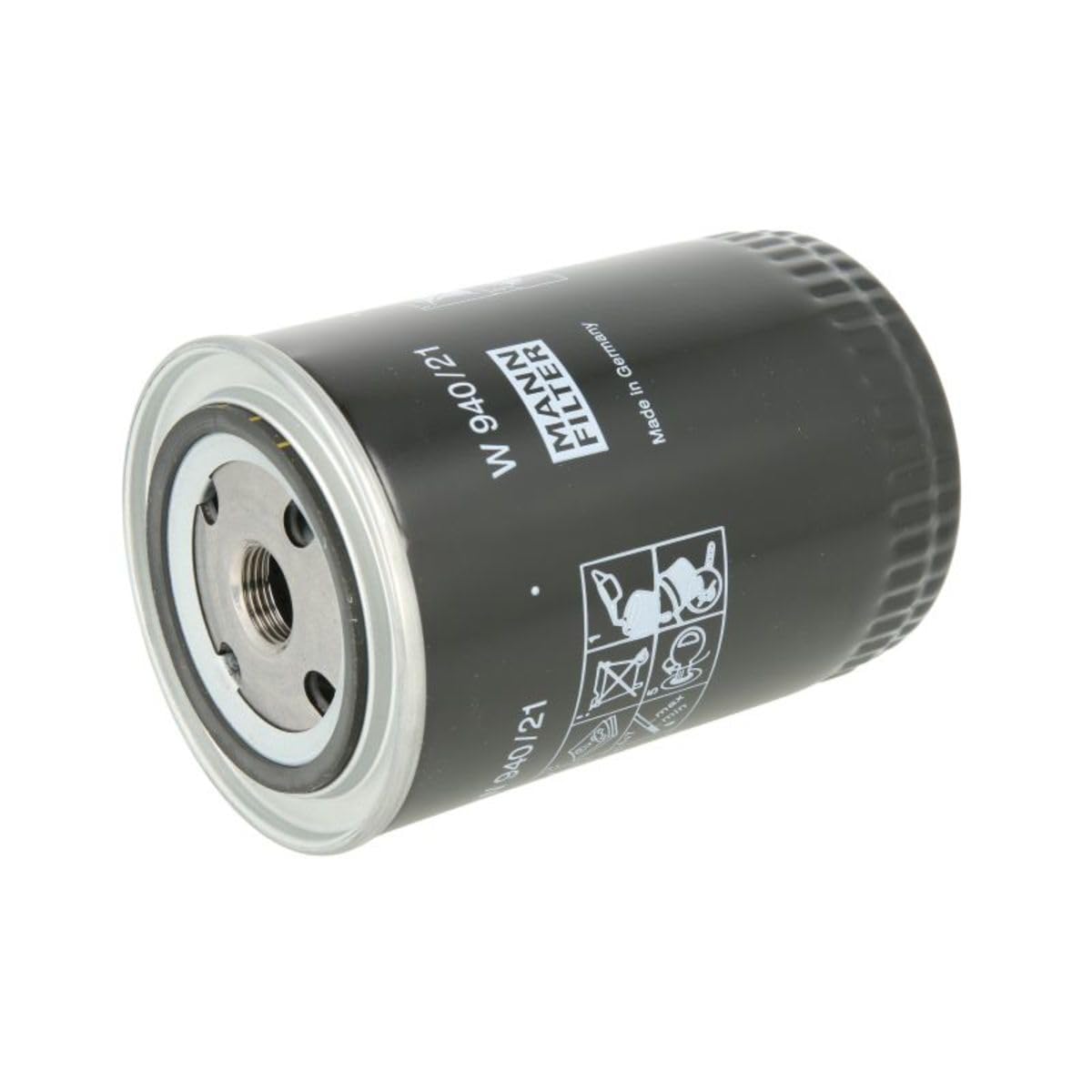 MANN-FILTER W 940/21 Spin-On Oil Filter - Premium Engine Protection for Cars & Trucks - Perfect for Regular Maintenance & Performance Upgrades