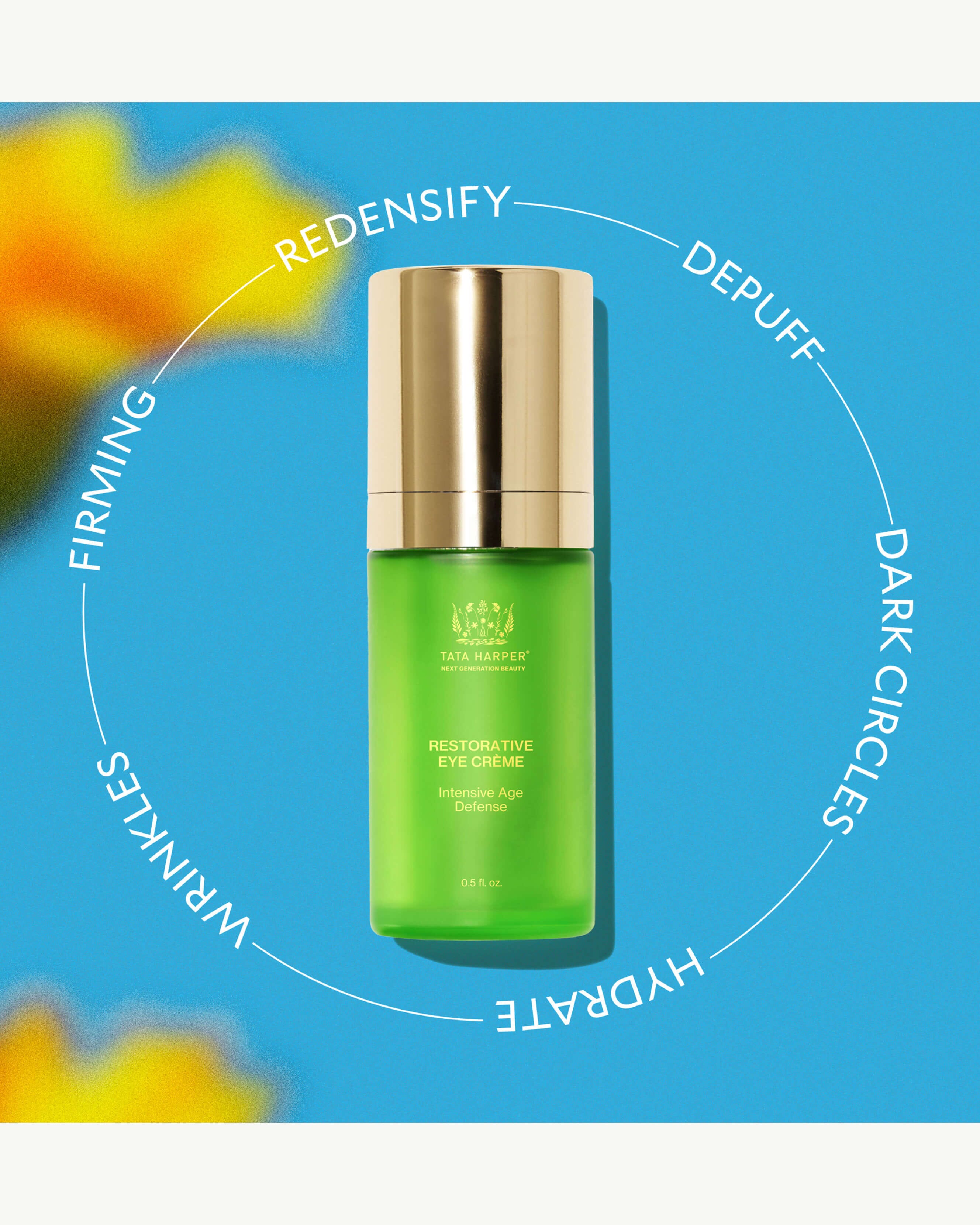 Tata Harper Restorative Eye Cream for Dark Circles & Wrinkles | Organic Anti-Aging Eye Treatment | Perfect for Night & Day Use