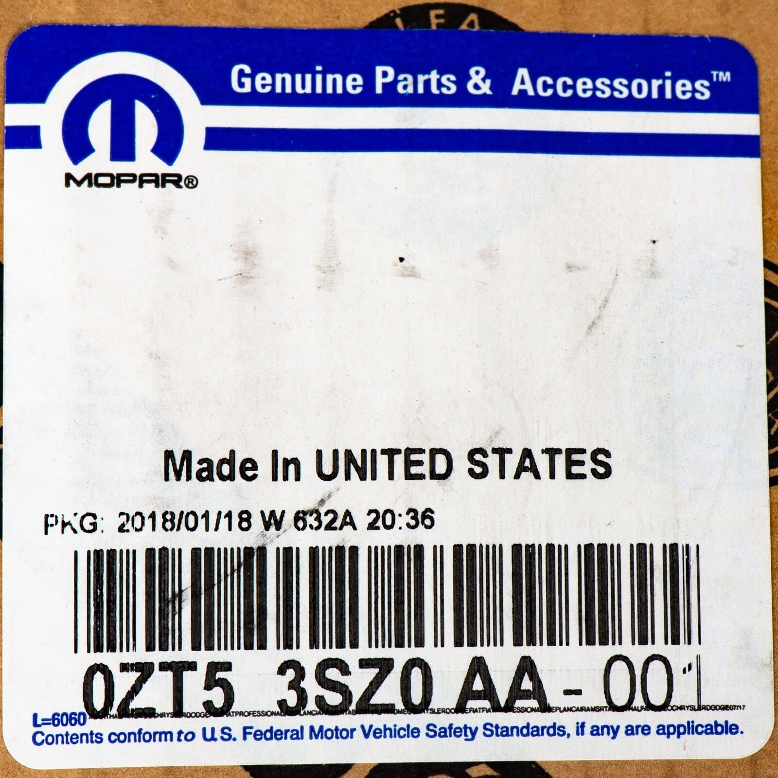 Mopar Front Door Molding - Genuine OEM Replacement Part for Jeep Wrangler & Gladiator | Perfect for Off-Road Protection & Vehicle Customization