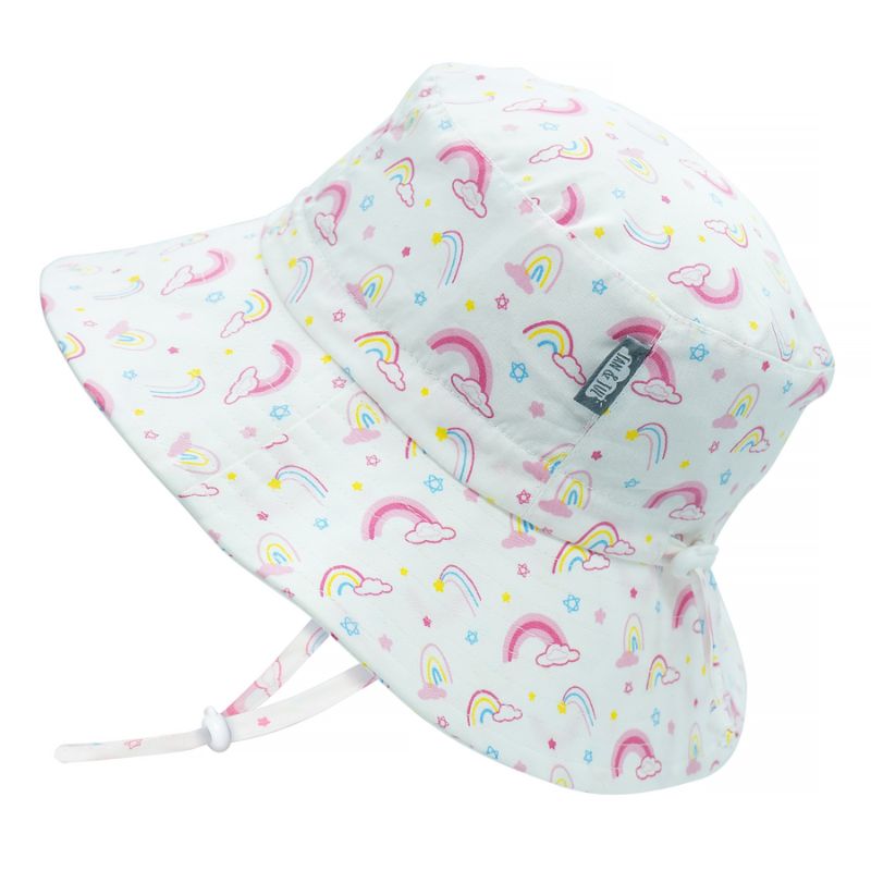 Jan & Jul Grow With Me Cotton Bucket Sun Hats for Babies & Toddlers - UV Protection Summer Beach Hat for Outdoor Play, Park, and Pool