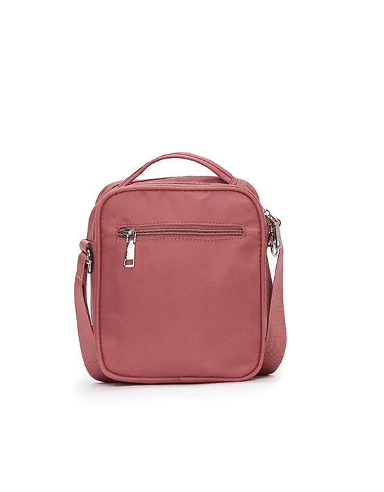 TOSCA TCA 955 Anti-Theft Shoulder Bag for Women - Secure Crossbody Purse with RFID Protection, Lightweight Travel Bag in Coral Pink | Perfect for Commuting, Shopping & Vacation