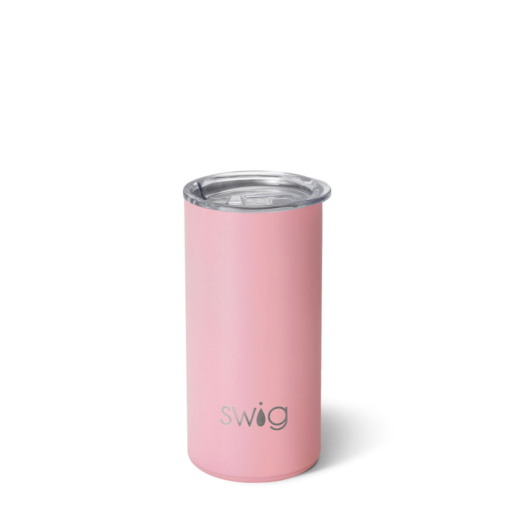 12oz Blush Slim Tumbler - Insulated Stainless Steel Travel Mug for Coffee & Tea - Perfect for Office, Gym & Outdoor Activities