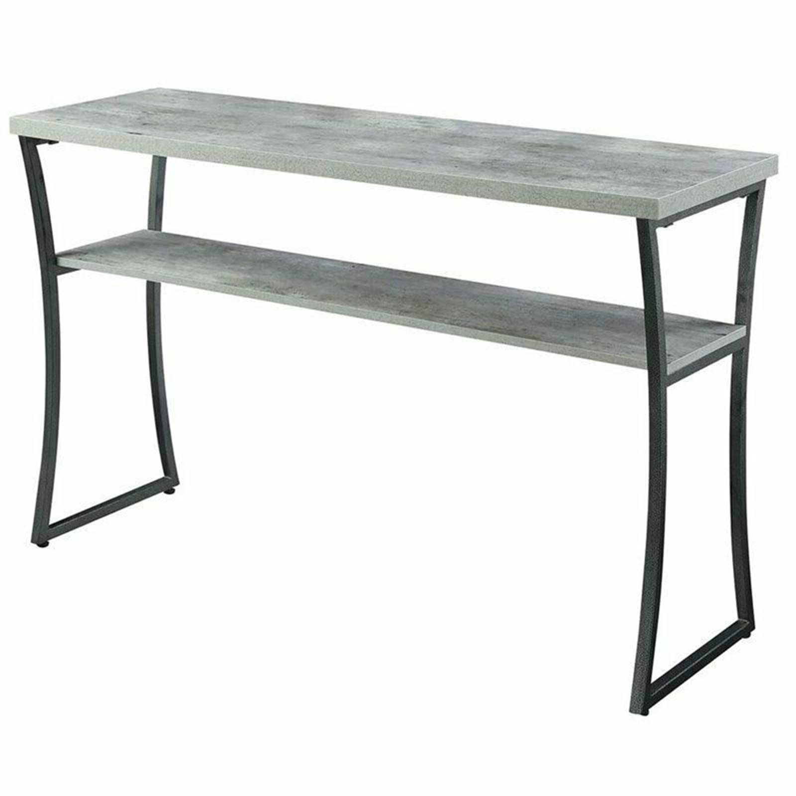 Modern Faux Birch Console Table - Entryway Sofa Table for Living Room, Hallway & Home Decor - Perfect for Small Spaces & Apartment Entryways