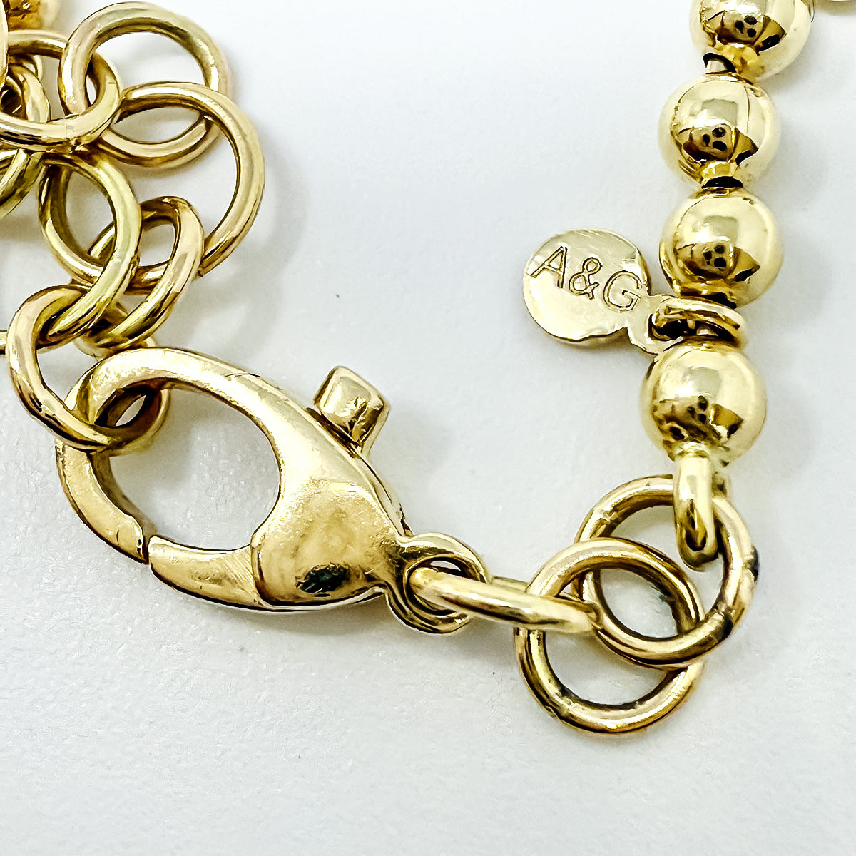 14K Gold Ball Chain Y Necklace with Diamond Accent Pendant - Elegant Layering Jewelry for Women, Perfect for Date Night & Special Occasions