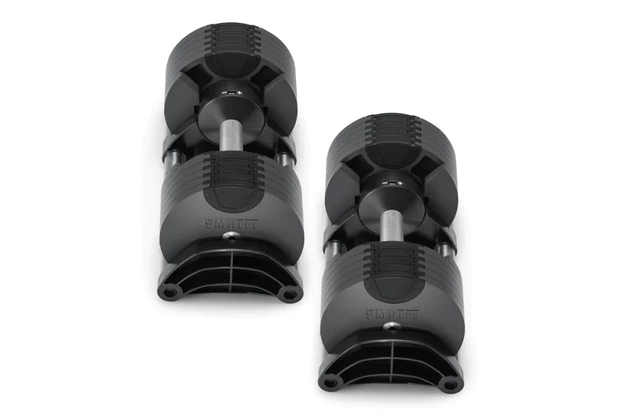 NÜOBELL 50lb Adjustable Dumbbells Set - Premium Home Gym Equipment for Strength Training, Weight Lifting & Fitness - Perfect for Small Spaces, Home Workouts & CrossFit Training