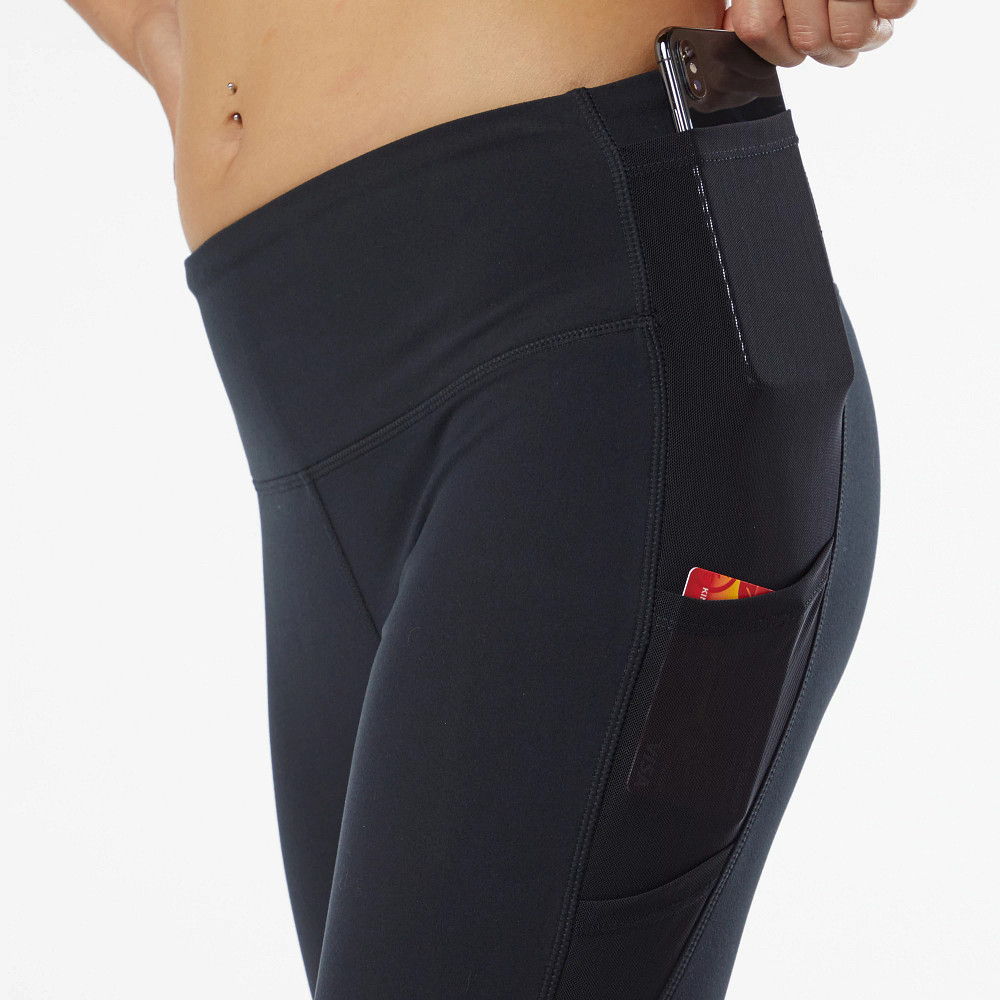 Korsa Infinite High Rise 7/8 Yoga Pants for Women - 6 Pocket Workout Leggings with Tummy Control - Perfect for Gym, Running & Everyday Wear