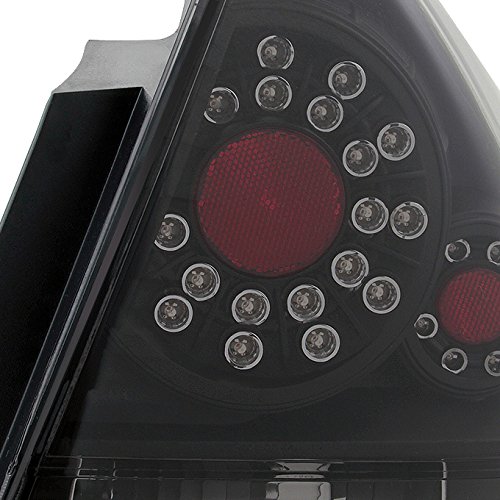 AKKON Smoked LED Tail Lights for Chevy Impala Sedan - Black Brake Lamp Replacement Pair (Left+Right) | Enhances Night Visibility & Style for 2014-2020 Models