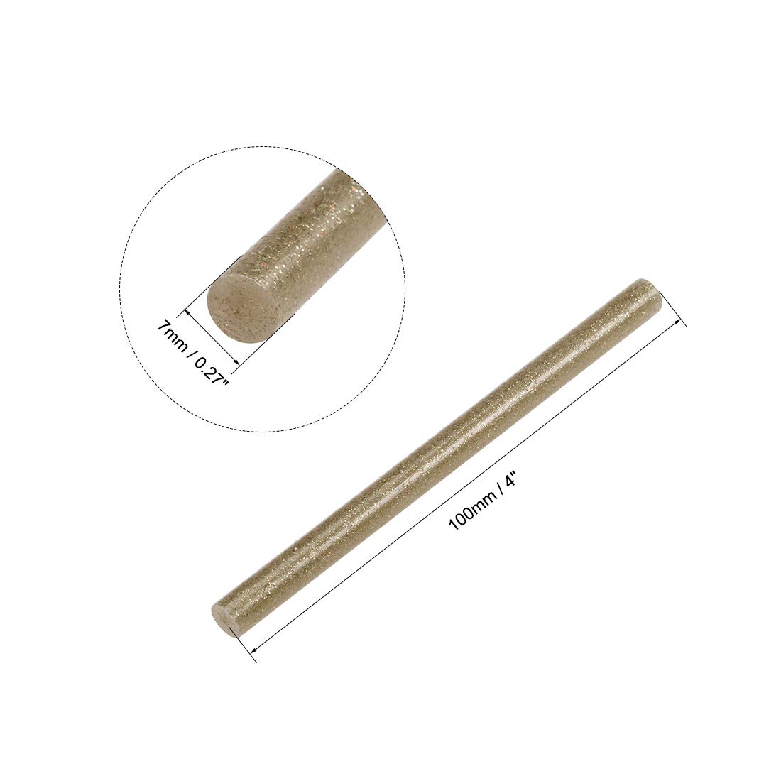 Premium Mini Hot Glue Sticks for Glue Gun - 0.27