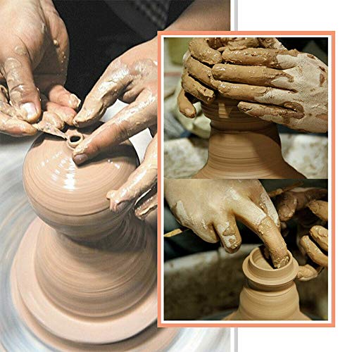 Electric Pottery Wheel Machine - Mini USB Clay Throwing Ceramic Maker for DIY Crafts, Pottery Making Kit | Perfect for Home Studio, Classroom & Beginner Ceramic Artists