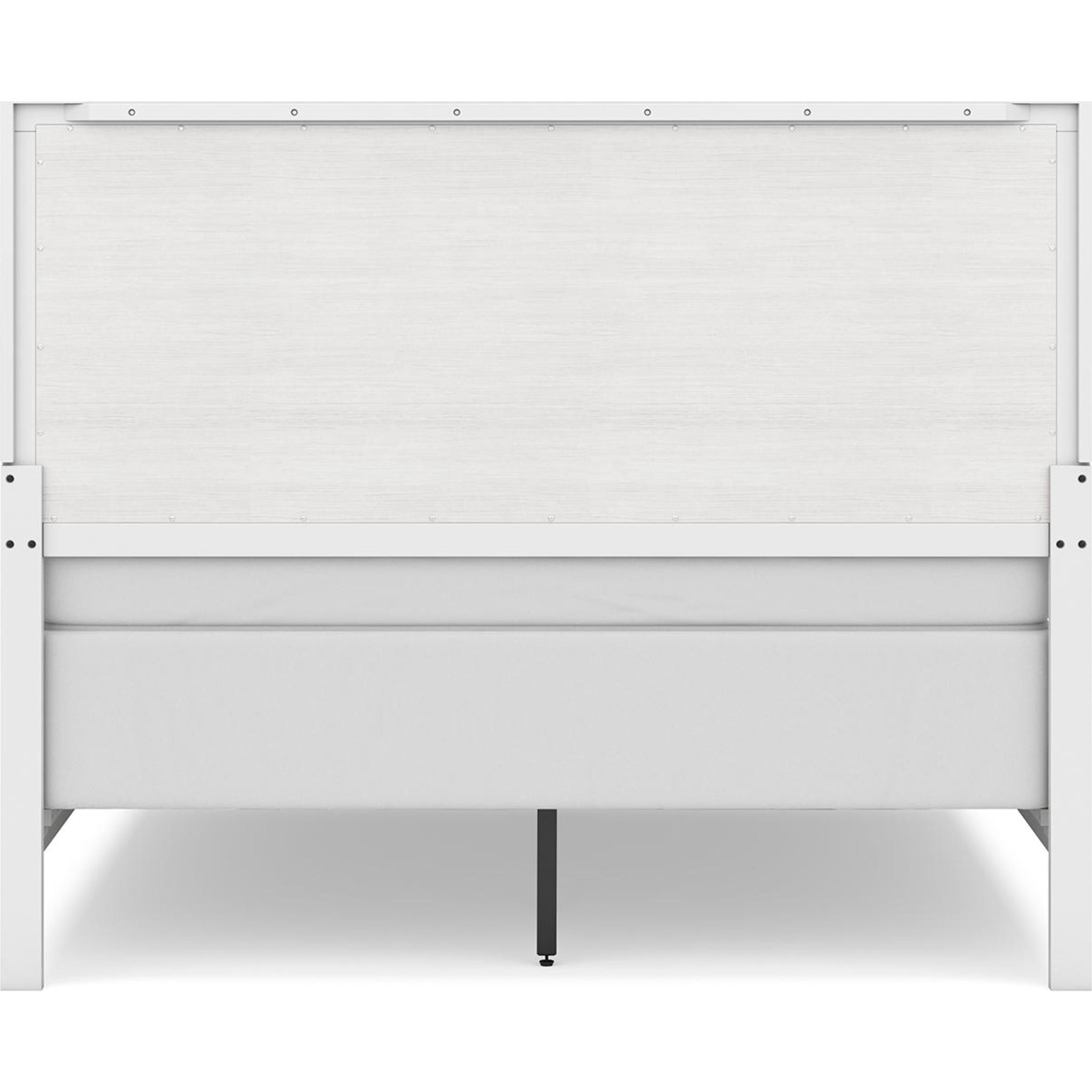 Binterglen Queen Size Panel Bed Frame - Modern Upholstered Platform Bed with Wooden Headboard for Bedroom, Guest Room, or Master Suite