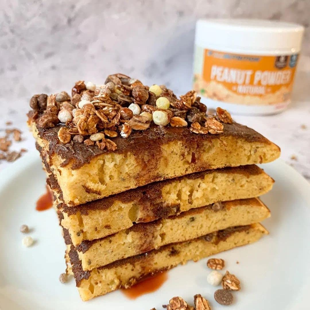 Allnutrition Natural Peanut Powder 200g - High Protein, Low Fat Peanut Butter Alternative for Baking, Smoothies & Healthy Snacks