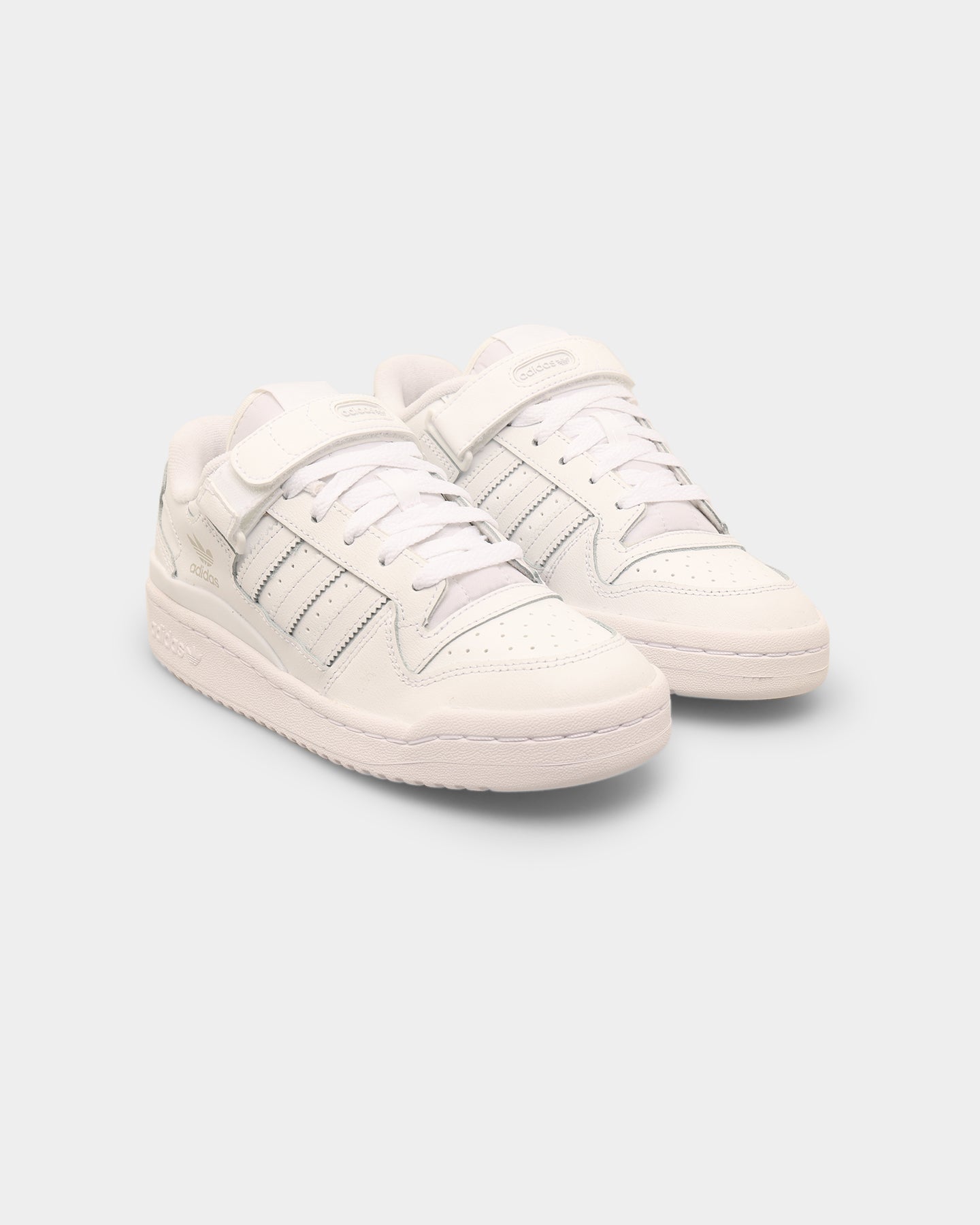 Adidas Kids' Forum Low J (GS) Sneakers - White Athletic Shoes for Boys & Girls - Perfect for School, Sports & Casual Wear