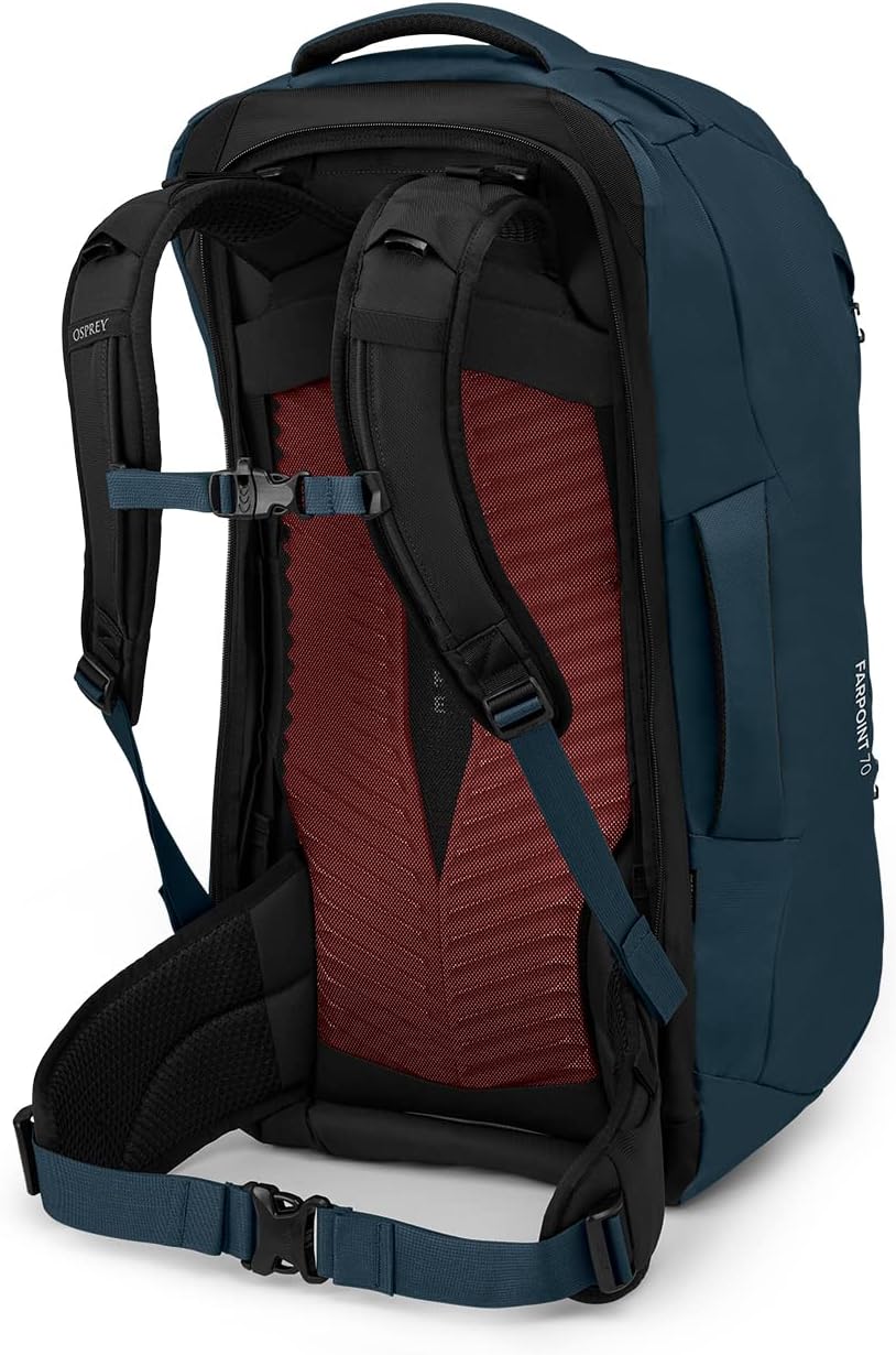 Osprey Farpoint 70L Travel Backpack - Lightweight Hiking Backpack for Men & Women - Perfect for Camping, Backpacking & International Travel