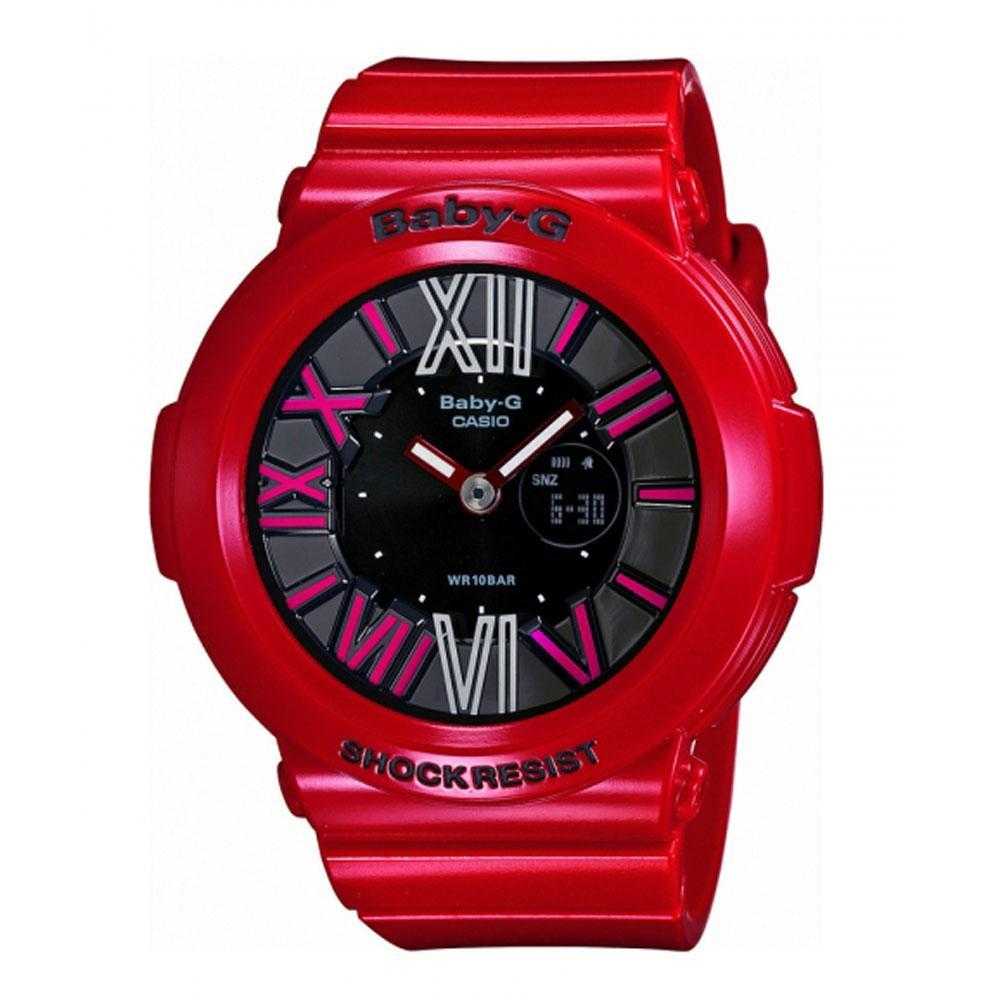 Casio Baby-G BGA-160-4BDR Digital Sport Watch for Women - Water Resistant, Shock Resistant, LED Light - Perfect for Running, Swimming & Outdoor Activities