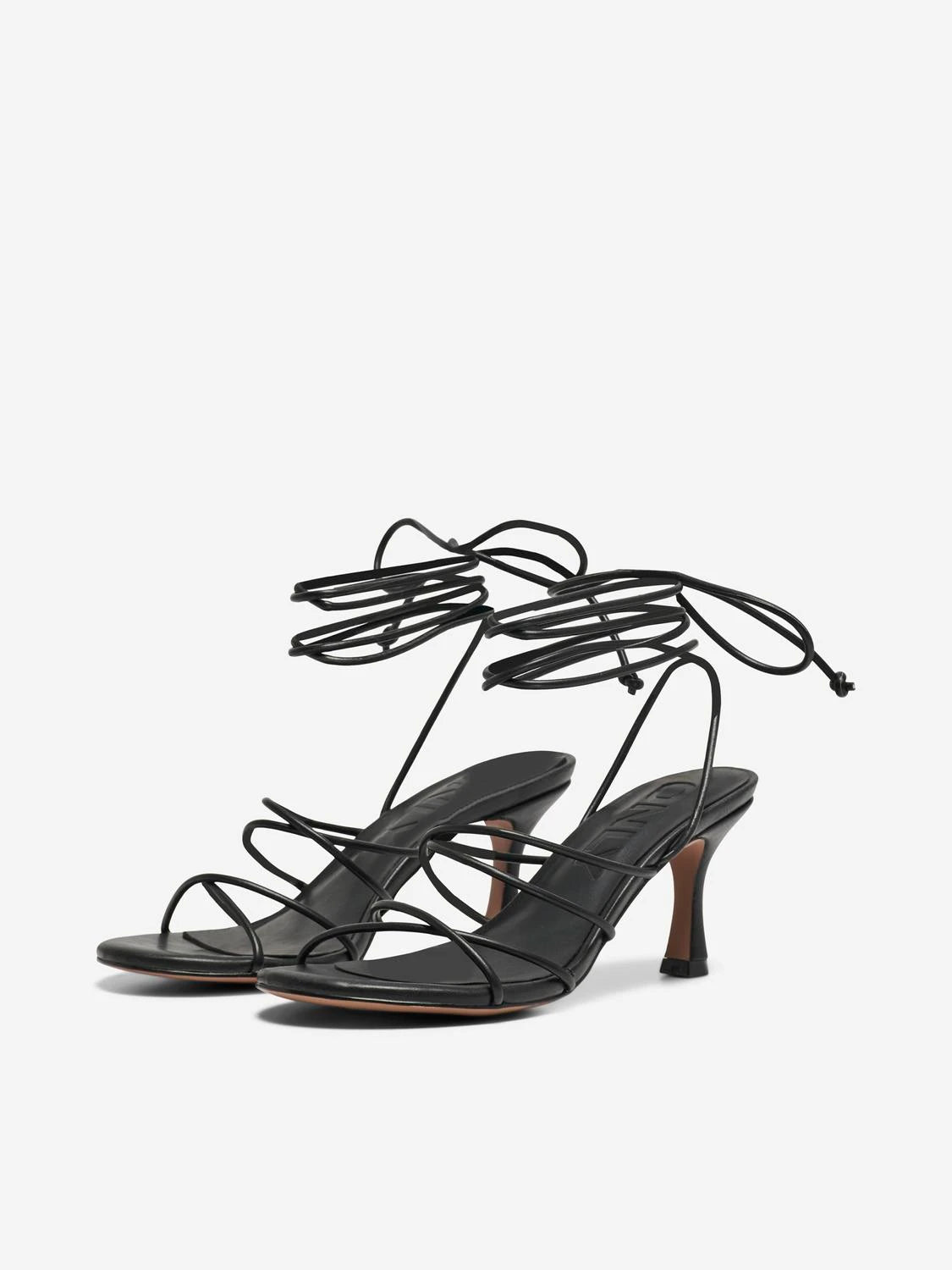 Aria Ankle Wrap Sandals for Women - Comfortable Black Summer Sandals with Adjustable Straps | Perfect for Beach, Vacation and Casual Outfits