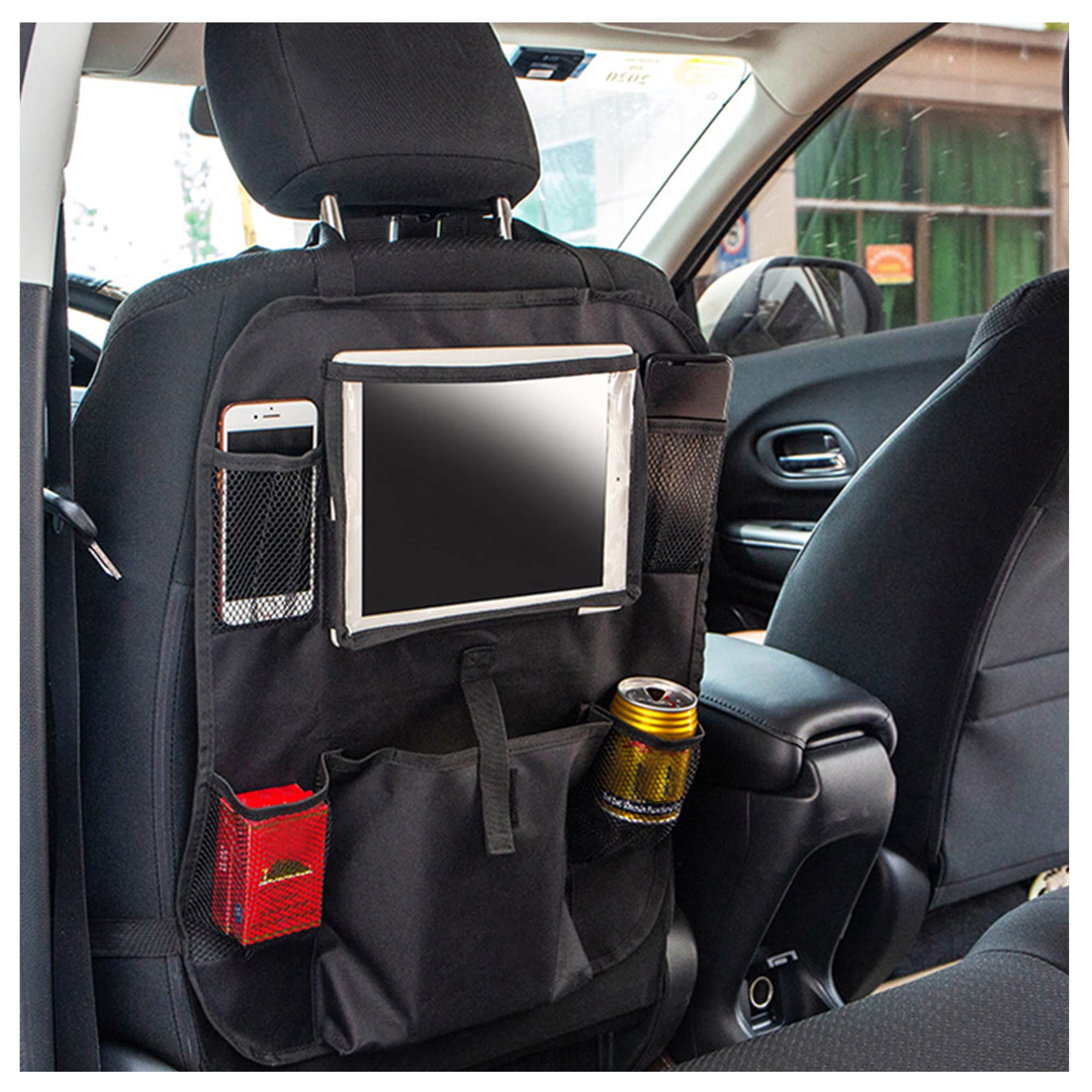 Car Seat Back Organizer - Storage Bag for Travel & Daily Commute