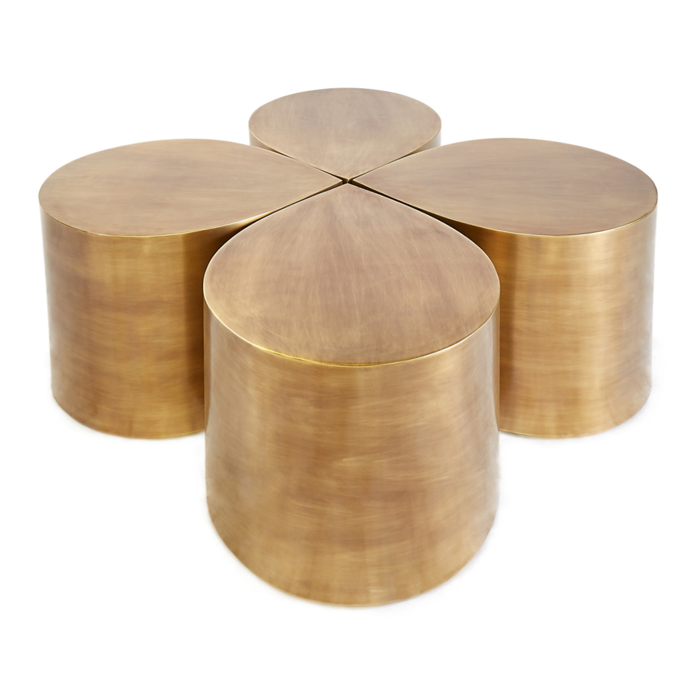 Stylish Brass Teardrop Table Bundle - Elegant Dining & Living Room Furniture Set for Home Decor | Perfect for Modern Interior Design & Entertaining Guests