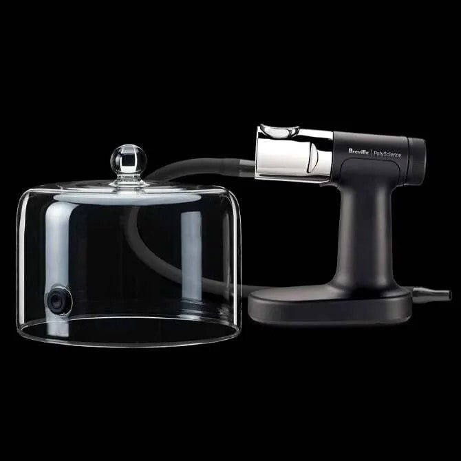 Breville Commercial Smoking Gun Pro Cloche - Premium Handheld Food Smoker for Cocktails, Desserts & Meats - Perfect for Home Chefs & Mixologists