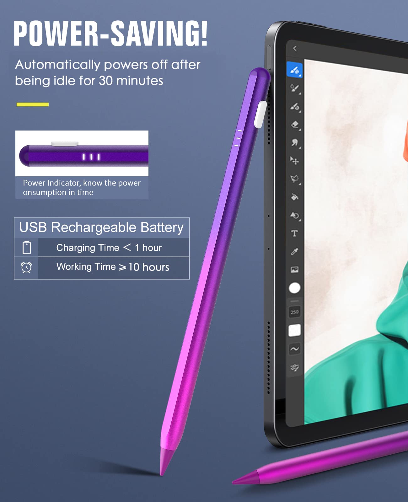 TiMOVO Stylus Pen for iPad (2nd Gen) - Compatible with iPad Pro 11