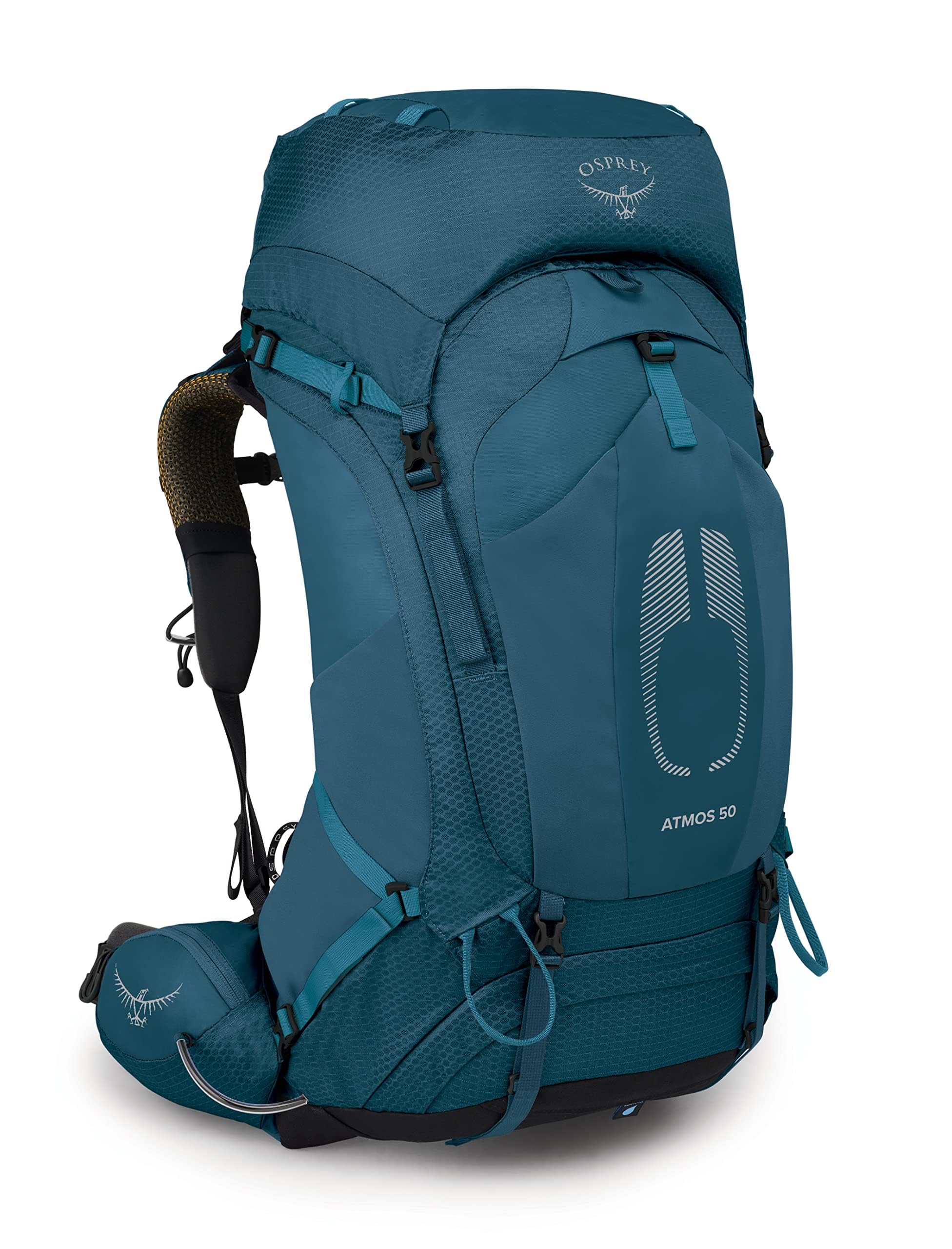 Osprey Atmos AG 50L Men's Hiking Backpack - Lightweight & Comfortable for Outdoor Adventures, Camping & Travel