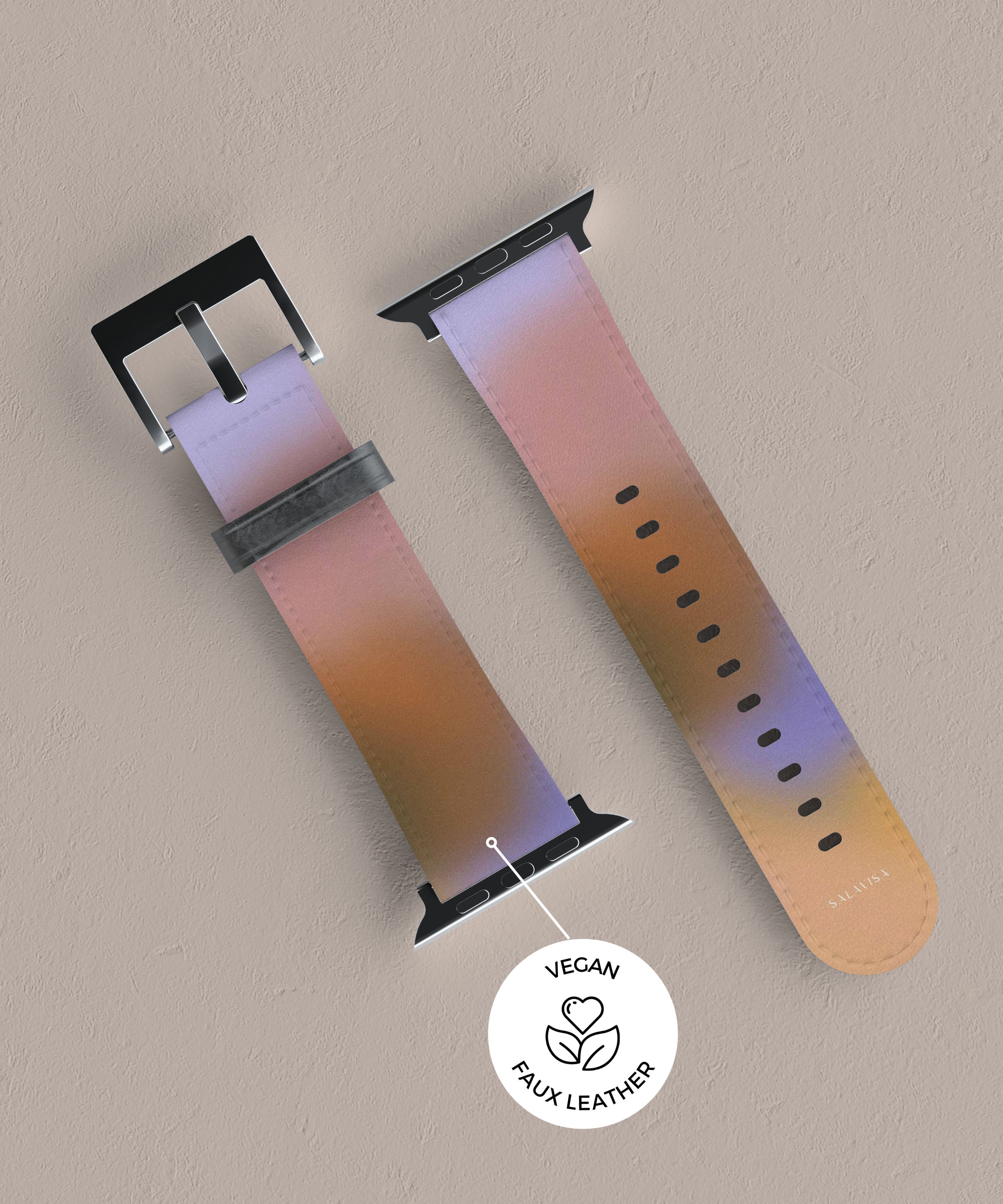 Dreamy Hues Apple Watch Band - Soft Silicone Replacement Strap for Apple Watch Series 9/8/7/6/SE - Stylish & Comfortable for Women & Men - Perfect for Workouts, Running & Everyday Wear